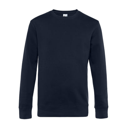 Navy - Front - B&C Mens King Sweatshirt