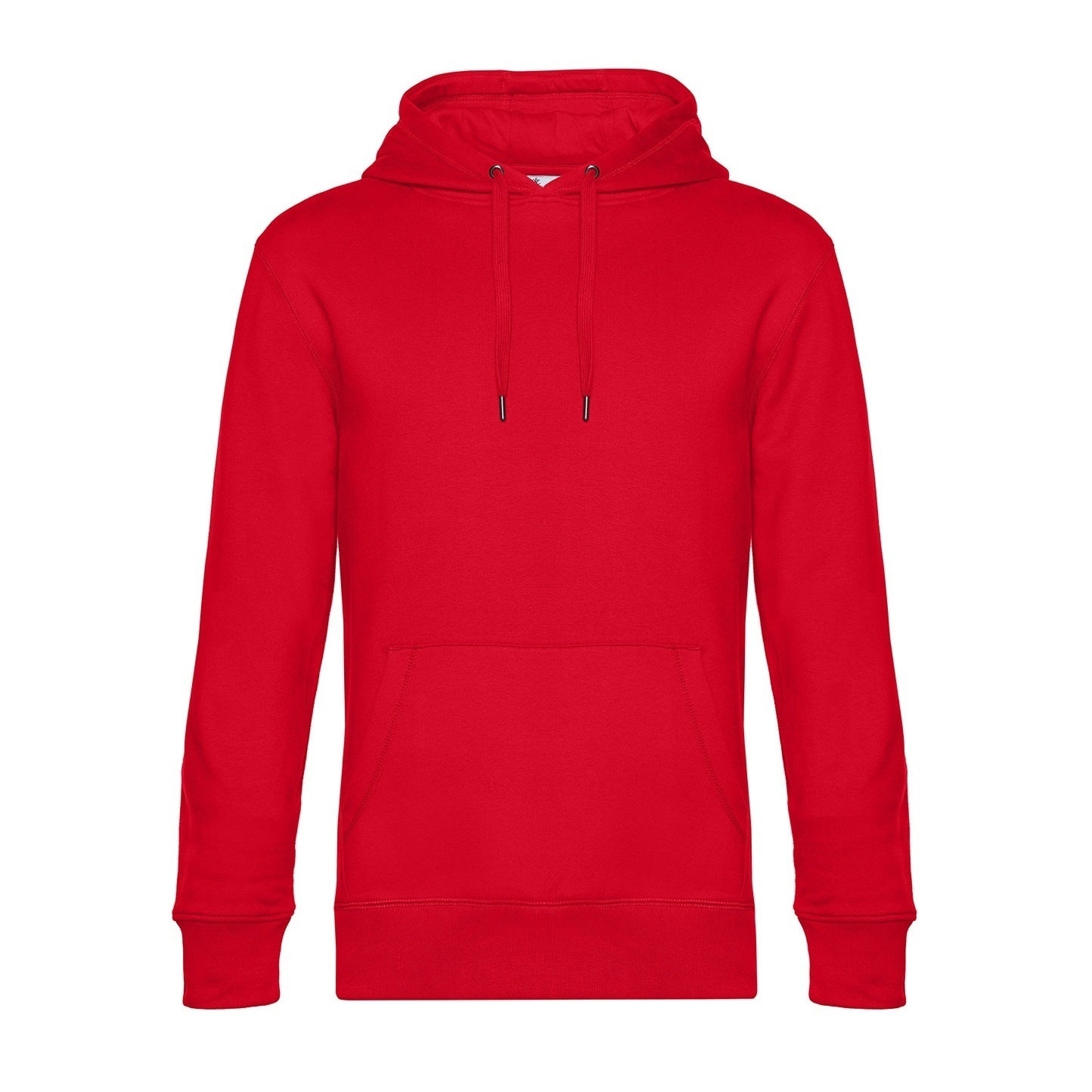 Red - Front - B&C Mens King Hoodie