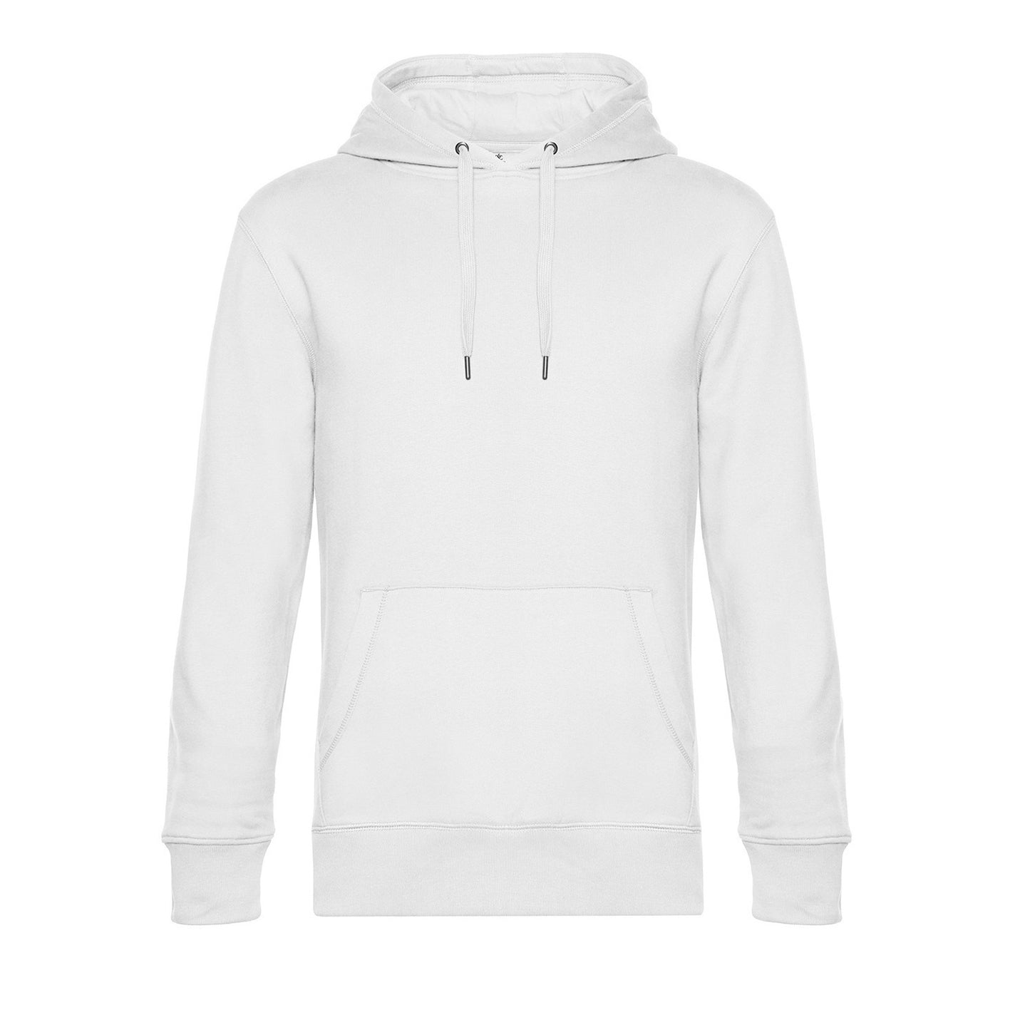 White - Front - B&C Mens King Hoodie