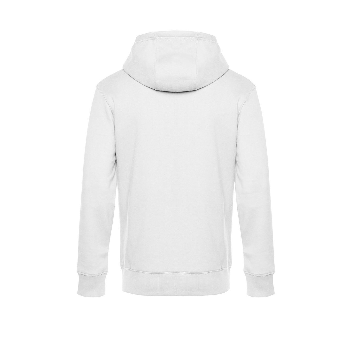 White - Back - B&C Mens King Hoodie