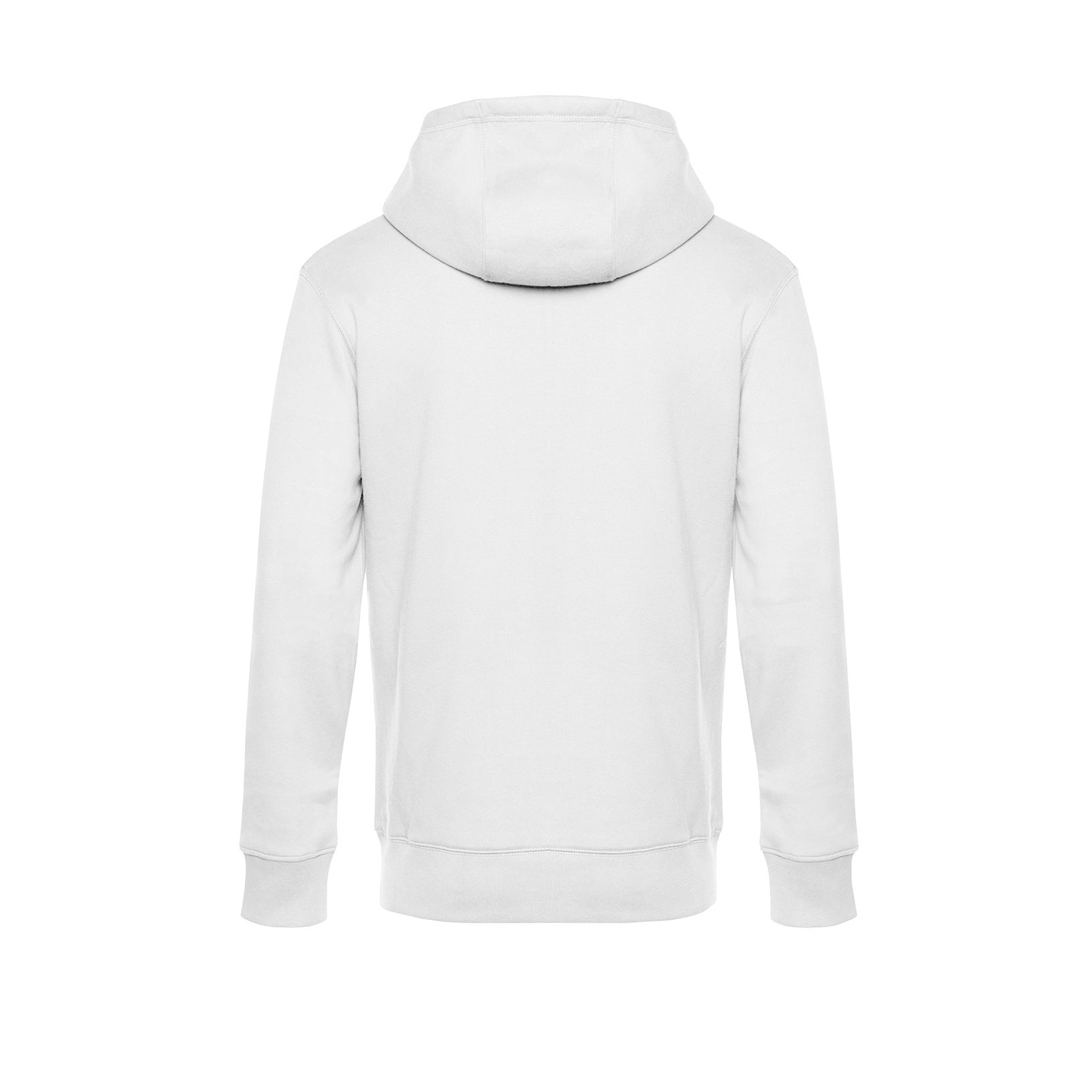White - Back - B&C Mens King Hoodie