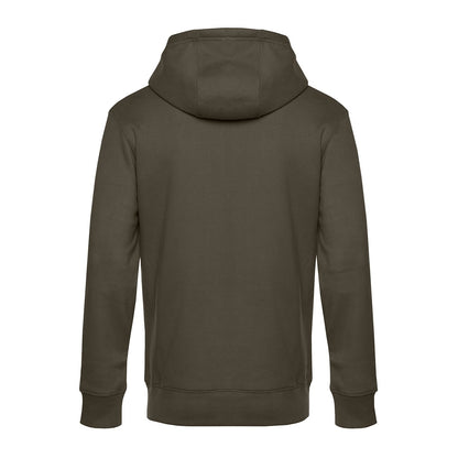 Khaki - Back - B&C Mens King Hoodie