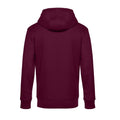 Cherry Red - Back - B&C Mens King Hoodie