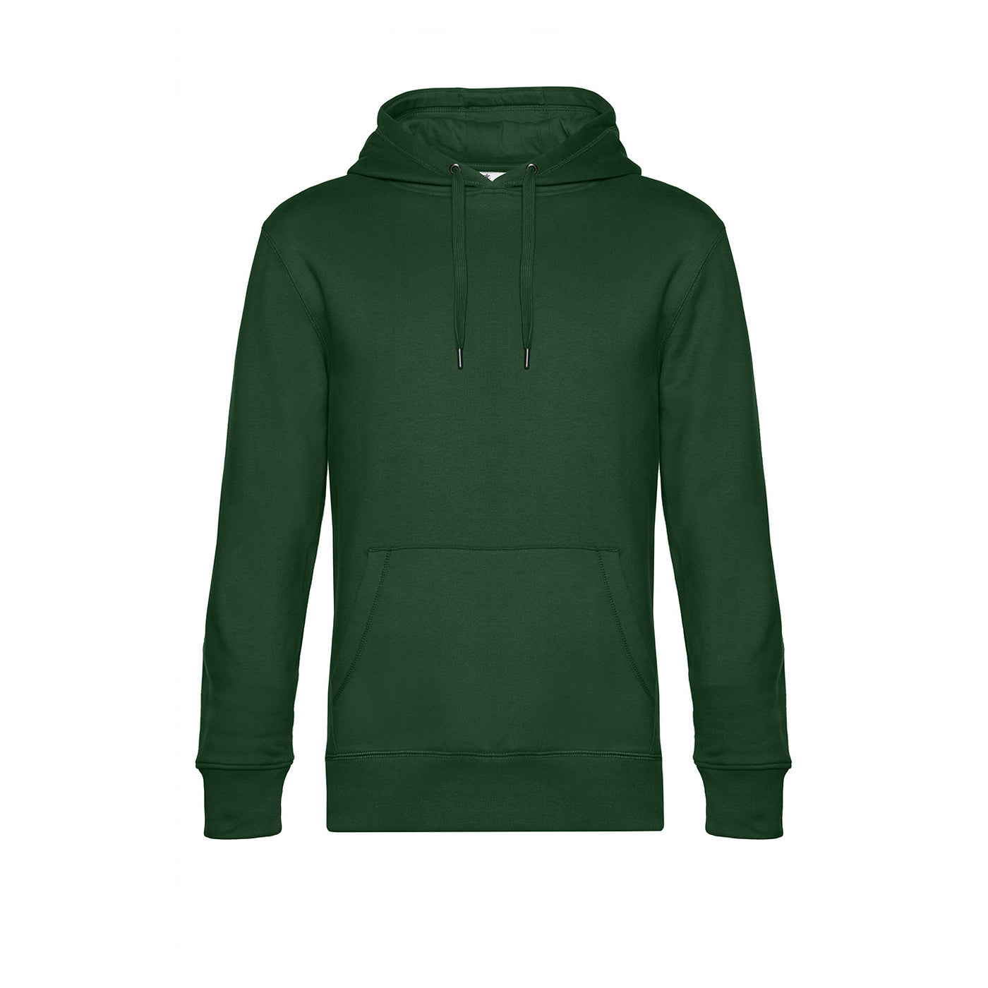 Bottle Green - Front - B&C Mens King Hoodie