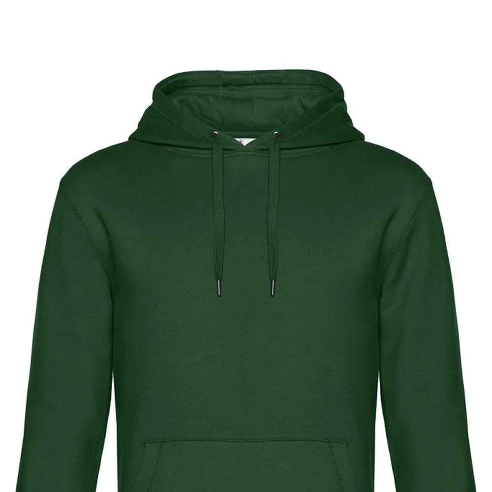 Bottle Green - Back - B&C Mens King Hoodie