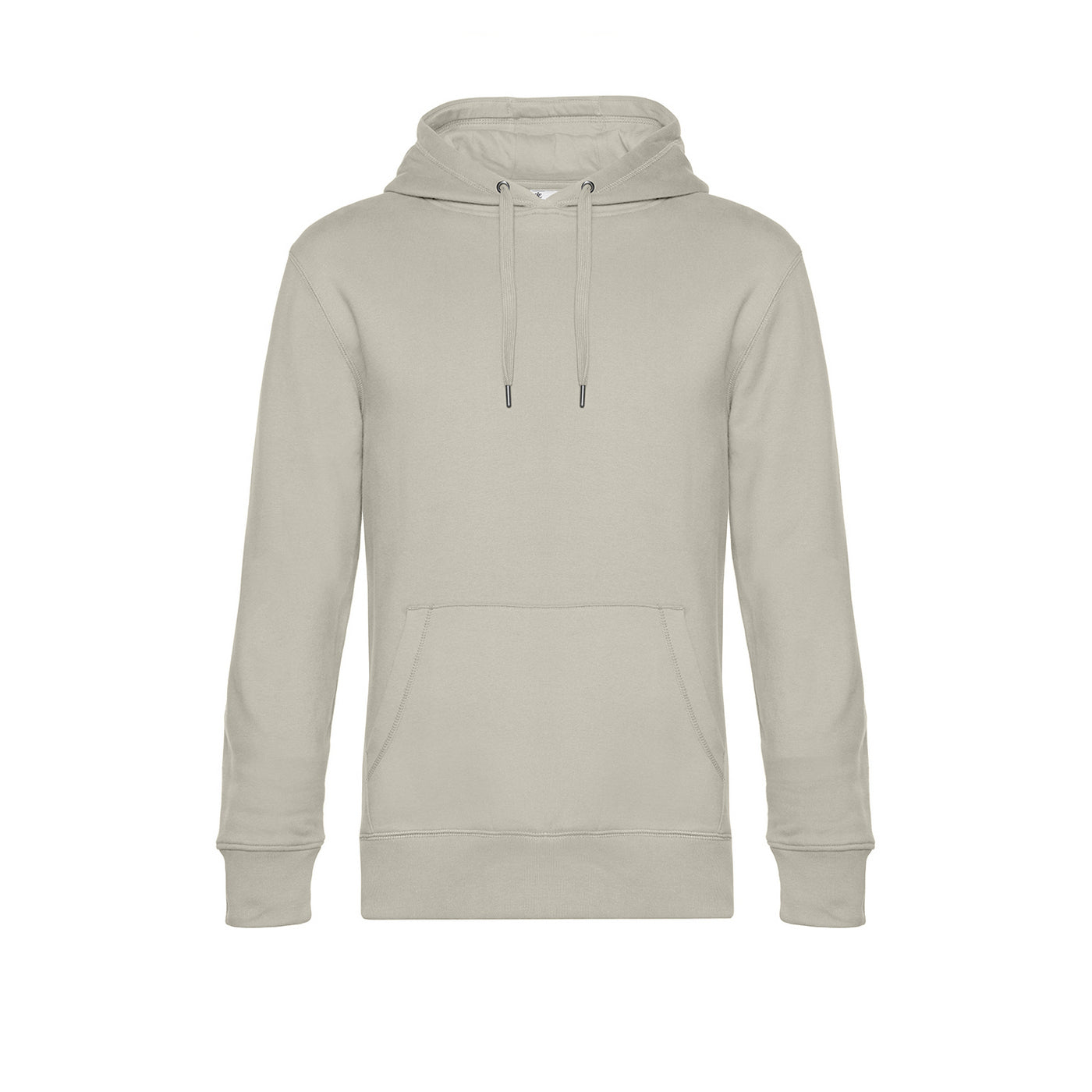 Grey Fog - Front - B&C Mens King Hoodie