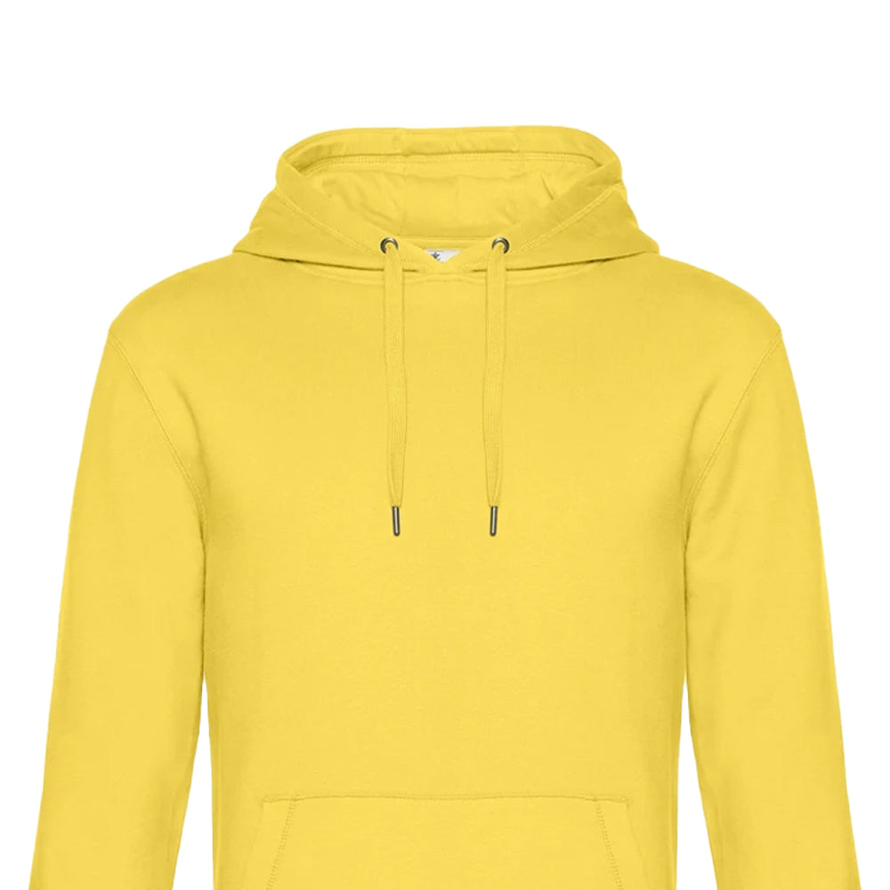Yellow Fizz - Back - B&C Mens King Hoodie
