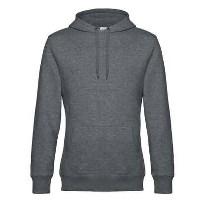 Mid Grey Heather - Front - B&C Mens King Hoodie