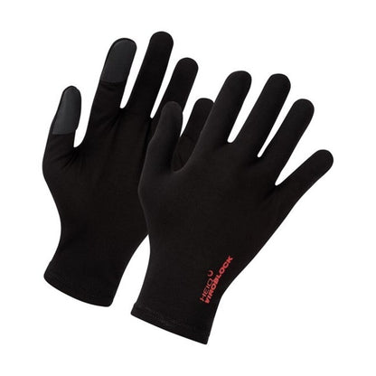 Black - Front - Premier Unisex Adult HeiQ Viroblock Touch Gloves
