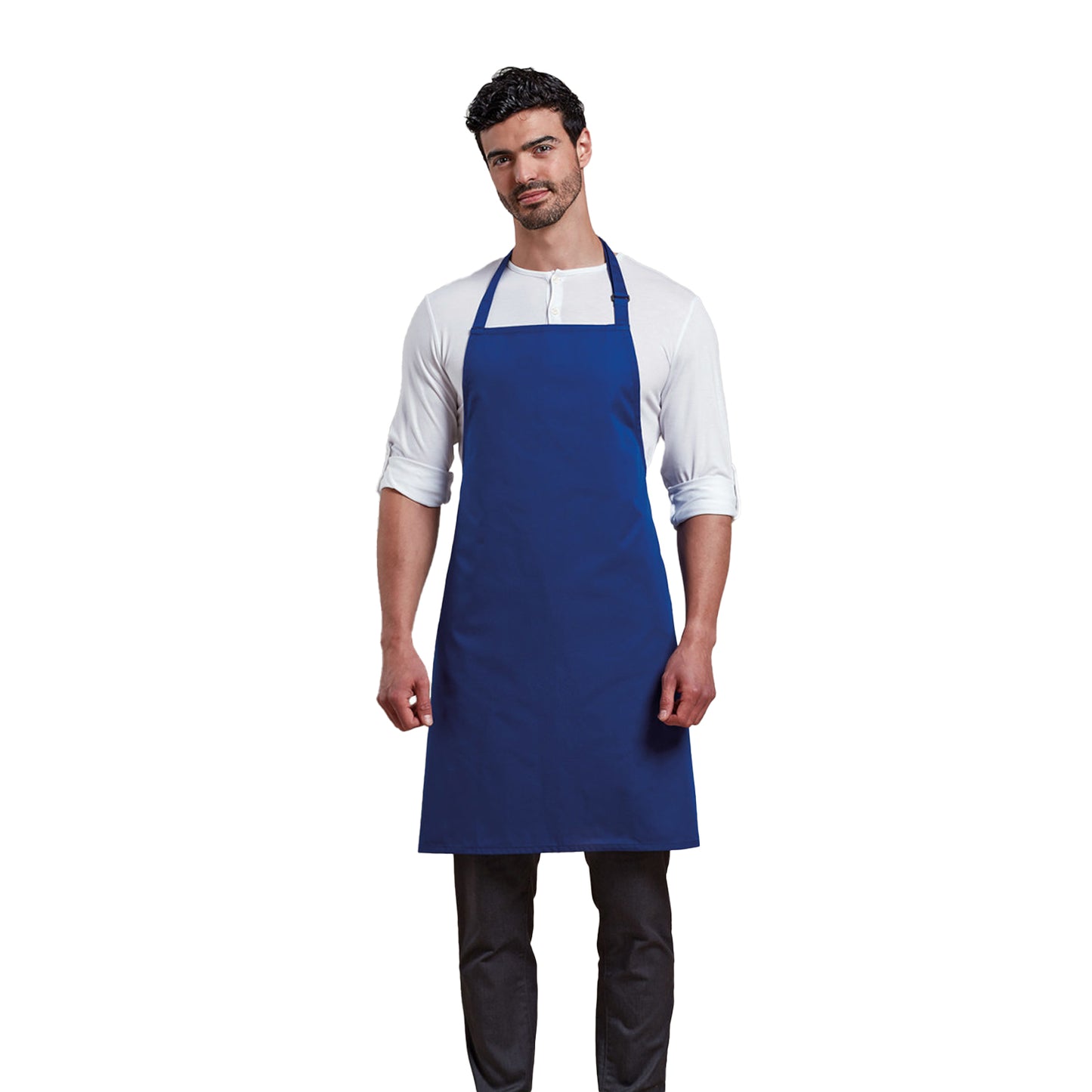 Royal Blue - Back - Premier Unisex Adult HeiQ Viroblock Full Apron