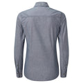 Grey Denim - Side - Premier Womens-Ladies Organic Fairtrade Certified Chambray Formal Shirt