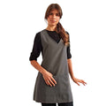 Dark Grey - Back - Premier Womens-Ladies Wrap Around Work Tunic