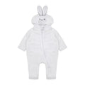 White - Front - Larkwood Childrens-Kids Rabbit Jumpsuit