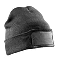 Grey - Front - Result Genuine Recycled Unisex Adult Double Knit Beanie