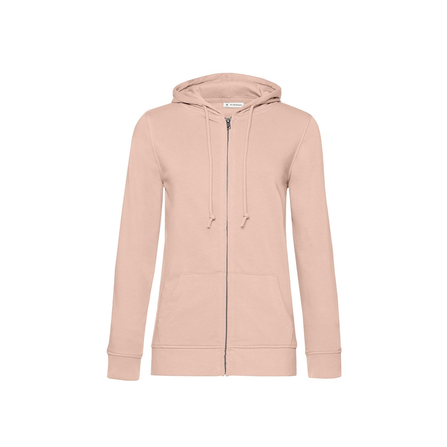 Soft Rose - Front - B&C Womens-Ladies Organic Hoodie