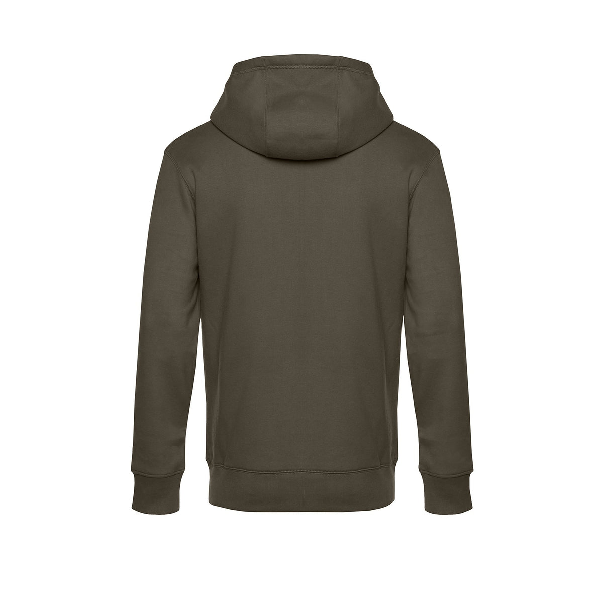 Khaki - Back - B&C Mens Full Zip Hoodie