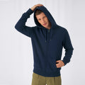 Navy - Back - B&C Mens Full Zip Hoodie