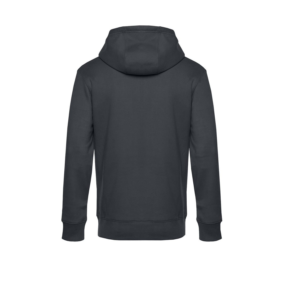 Asphalt - Back - B&C Mens Full Zip Hoodie