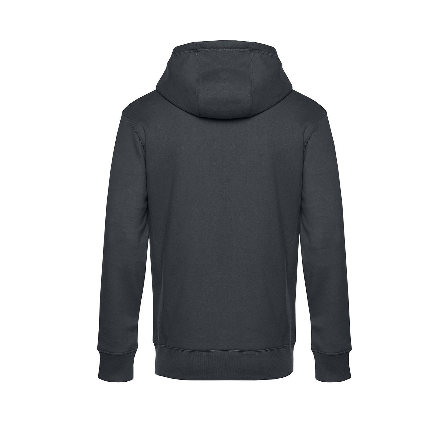 Asphalt - Back - B&C Mens Full Zip Hoodie