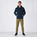 Navy - Lifestyle - B&C Mens Full Zip Hoodie