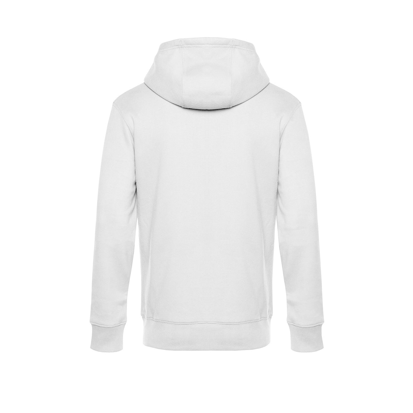 White - Back - B&C Mens Full Zip Hoodie
