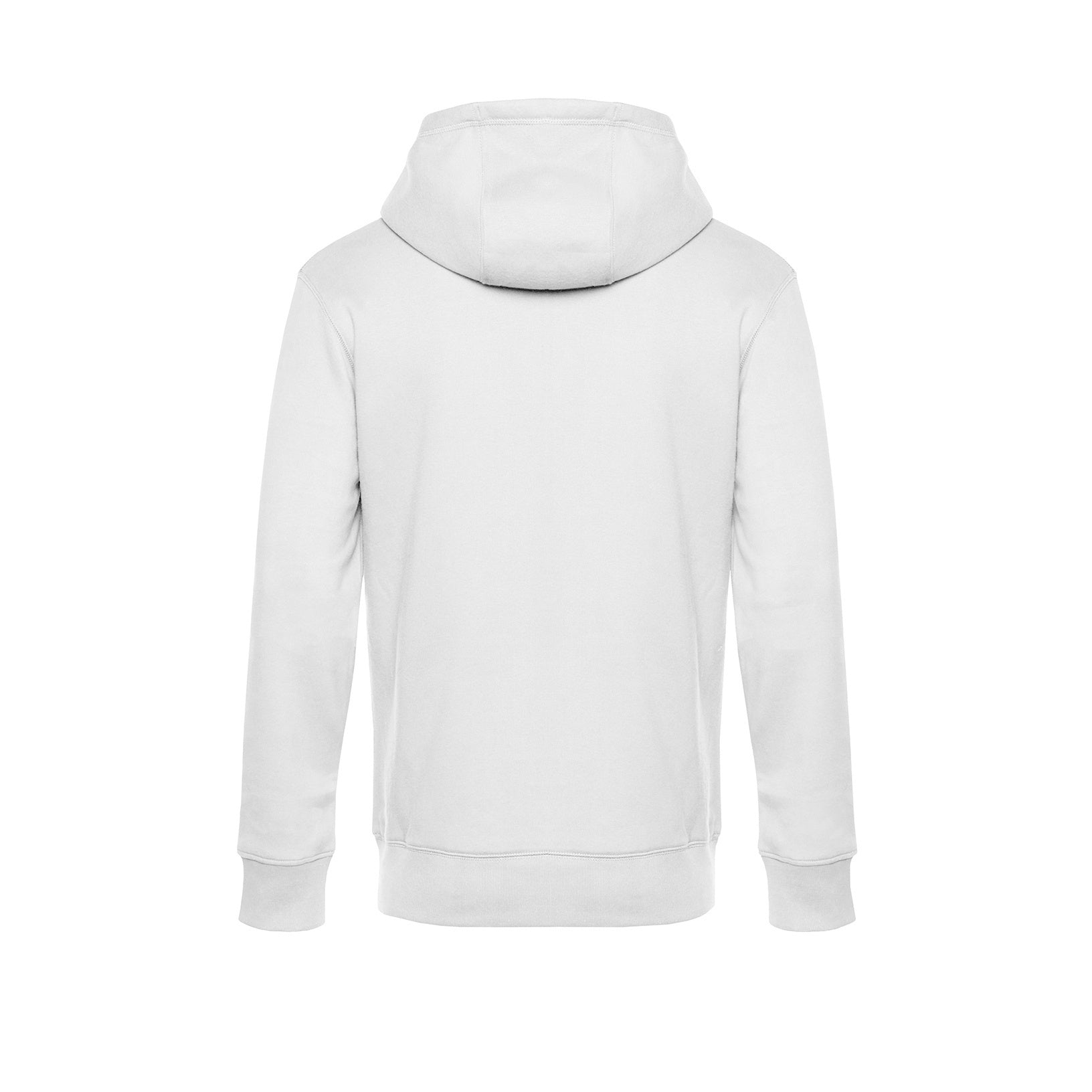 White - Back - B&C Mens Full Zip Hoodie