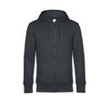 Asphalt - Front - B&C Mens Full Zip Hoodie