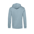 Dusty Blue - Back - B&C Mens Organic Hoodie