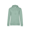 Sage Green - Front - B&C Womens-Ladies Organic Hoodie