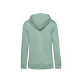 Sage Green - Back - B&C Womens-Ladies Organic Hoodie