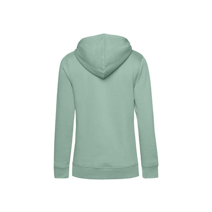 Sage Green - Back - B&C Womens-Ladies Organic Hoodie
