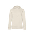 Off White - Front - B&C Womens-Ladies Organic Hoodie