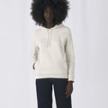 Off White - Back - B&C Womens-Ladies Organic Hoodie