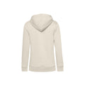 Off White - Pack Shot - B&C Womens-Ladies Organic Hoodie