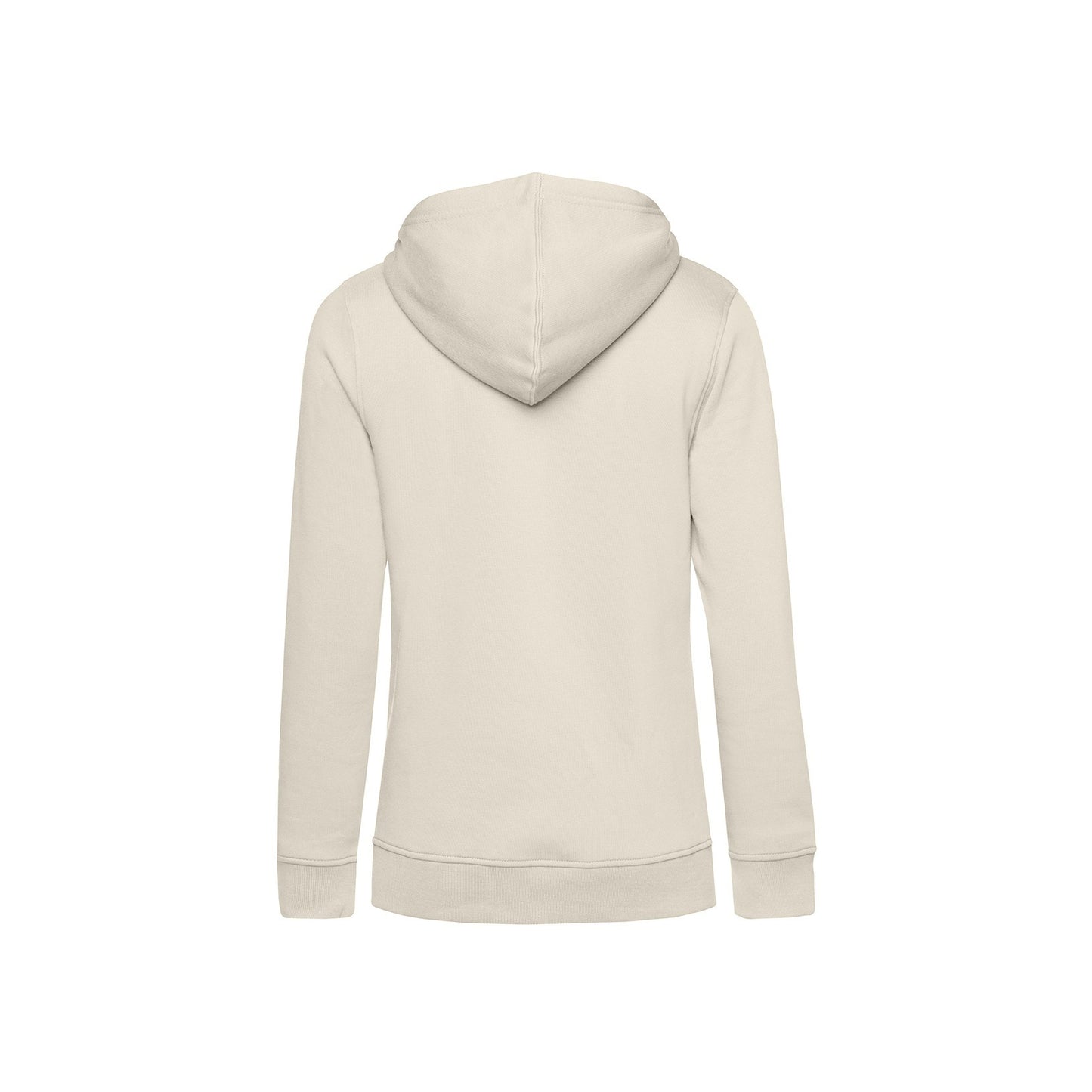 Off White - Pack Shot - B&C Womens-Ladies Organic Hoodie