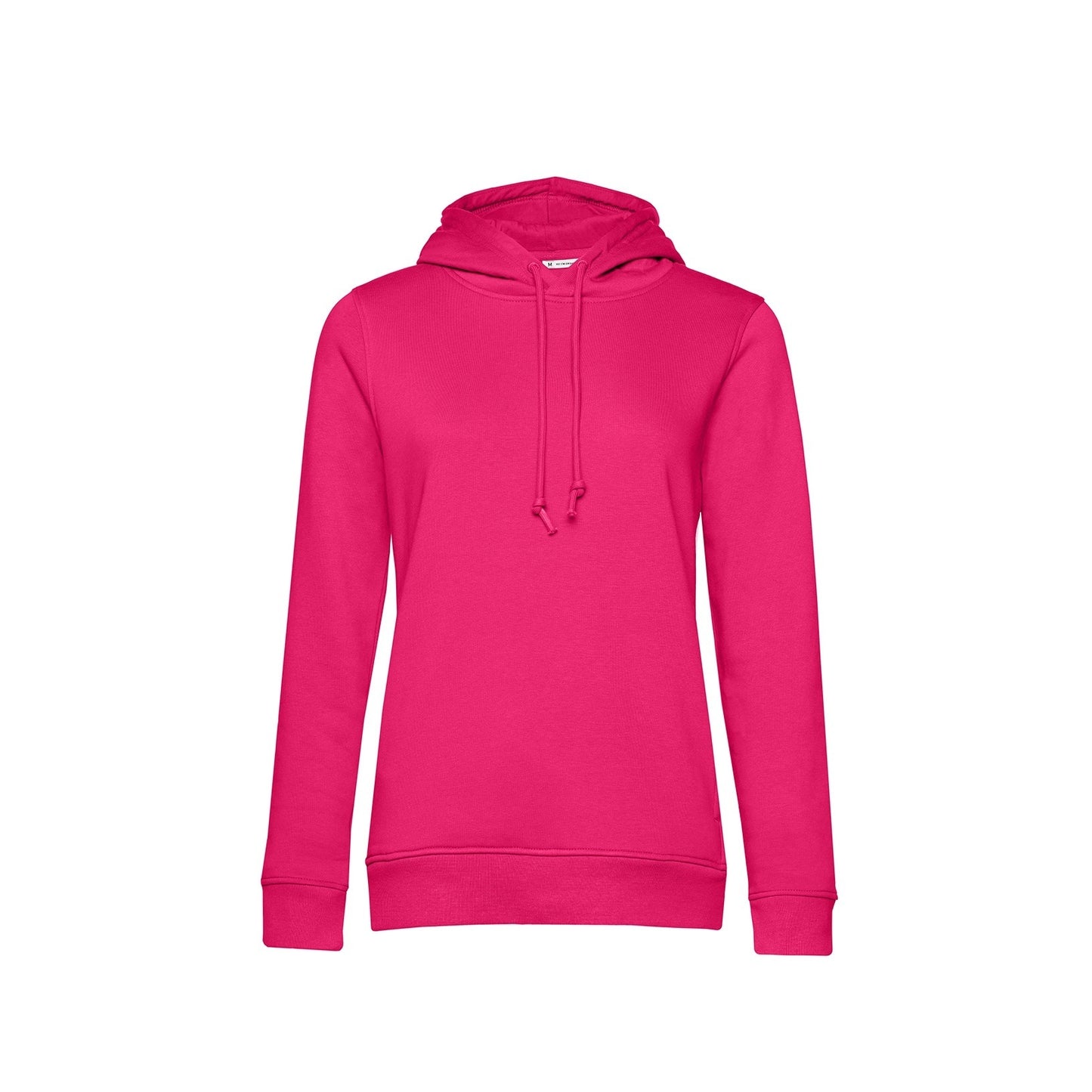 Magenta - Front - B&C Womens-Ladies Organic Hoodie