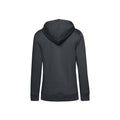 Asphalt - Back - B&C Womens-Ladies Organic Hoodie