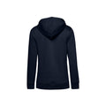 Navy - Back - B&C Womens-Ladies Organic Hoodie