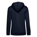 Navy Blue - Back - B&C Womens-Ladies Organic Hoodie