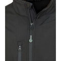 Black - Side - Result Genuine Recycled Mens 3-Layer Softshell Jacket