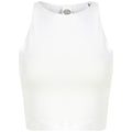 Black - Pack Shot - SF Womens-Ladies Crop Top