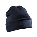 Navy - Front - Result Genuine Recycled Unisex Adult Thinsulate Printable Beanie