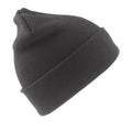 Charcoal Grey - Front - Result Genuine Recycled Unisex Adult Thinsulate Beanie