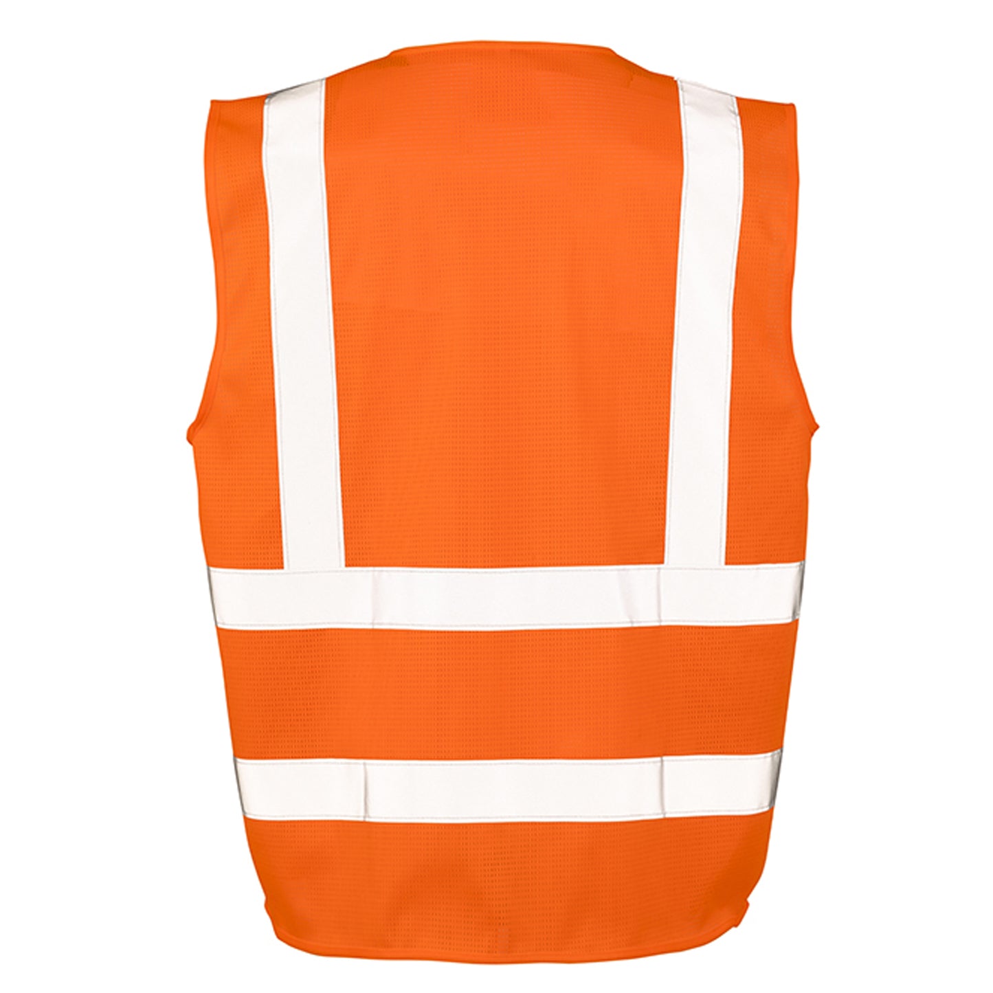 Fluorescent Orange - Back - SAFE-GUARD By Result Unisex Adult Executive Safety Vest