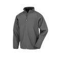 Workguard Grey - Front - Result Genuine Recycled Mens Softshell Printable Jacket