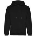 Deep Black - Front - Awdis Mens Organic Hoodie