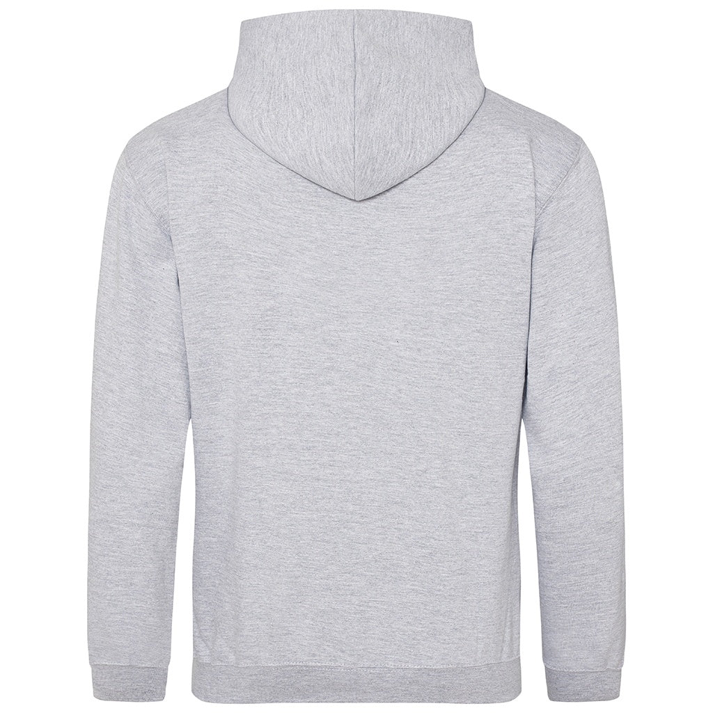 Charcoal Grey - Back - Awdis Mens Organic Hoodie