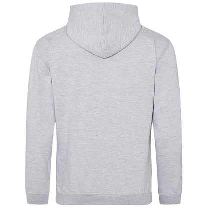 Charcoal Grey - Back - Awdis Mens Organic Hoodie