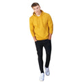 Mustard Yellow - Side - Awdis Mens Organic Hoodie