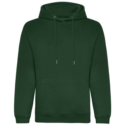 Bottle Green - Front - Awdis Mens Organic Hoodie